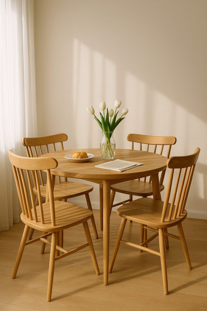 Bright Start in a Calm Dining Space