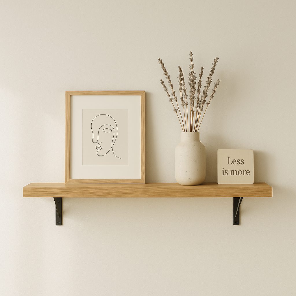 Quiet Balance A Shelf Styled with Intention