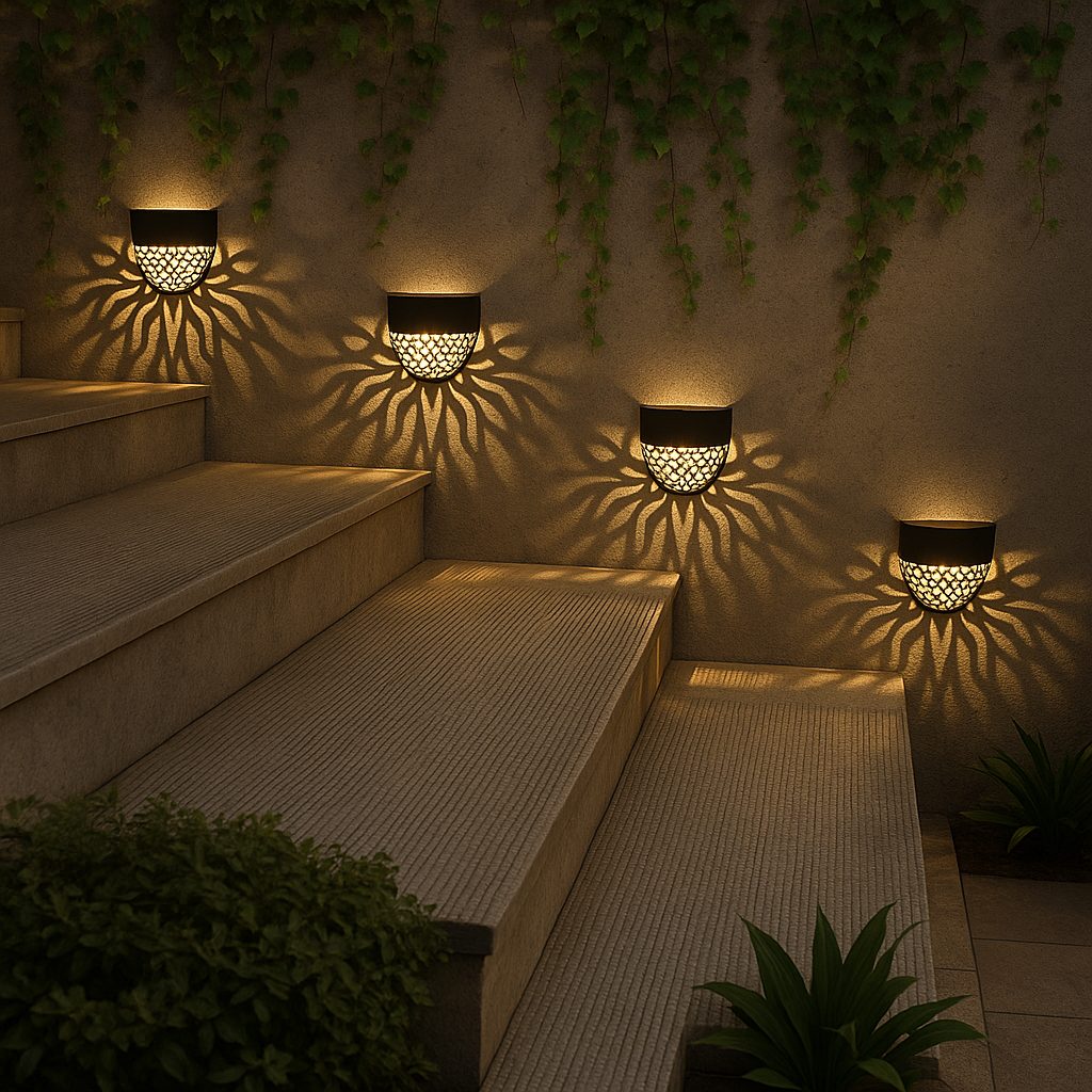 Shadow blooms along the night path