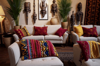 African style living room decoration ideas