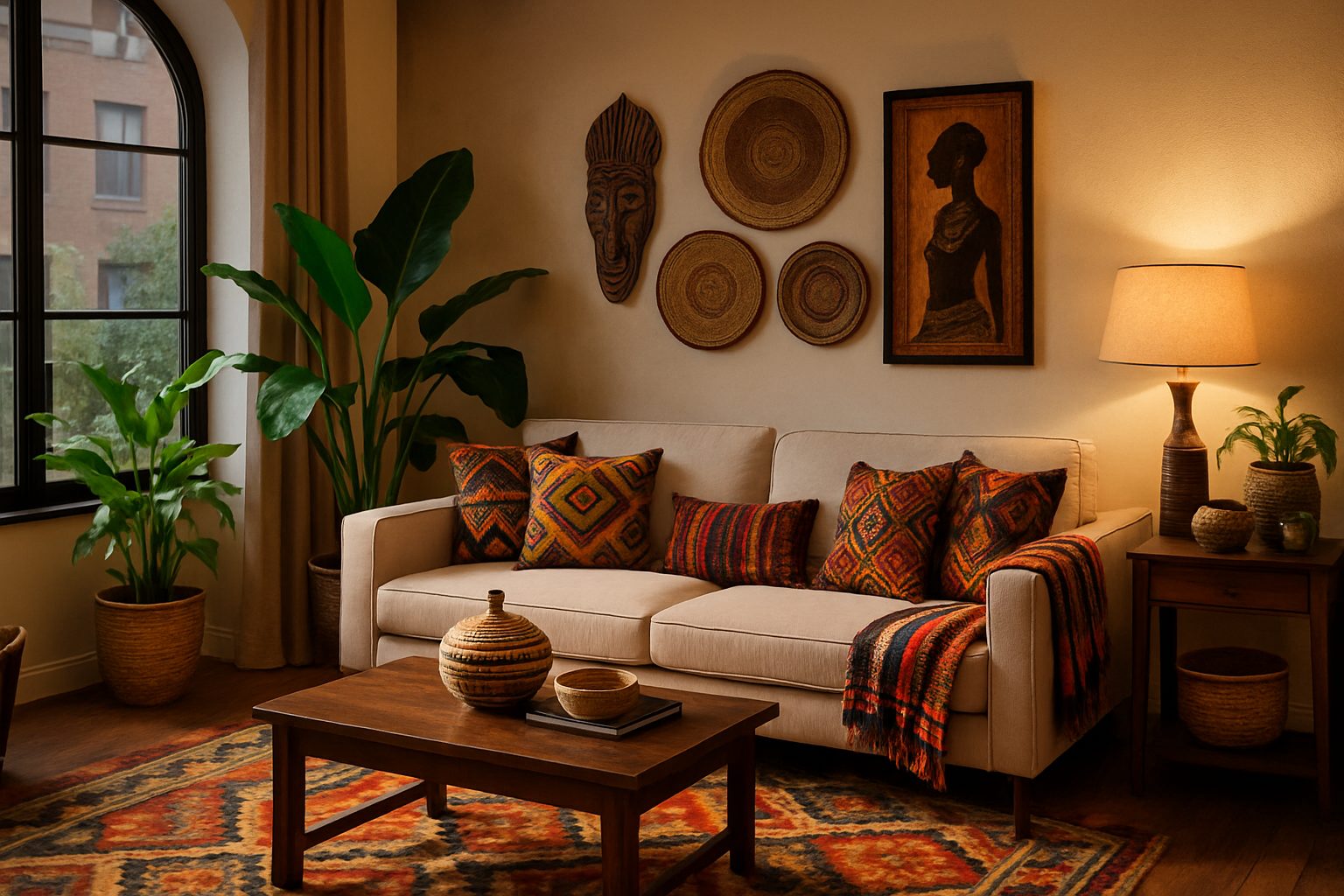 African style living room decoration ideas