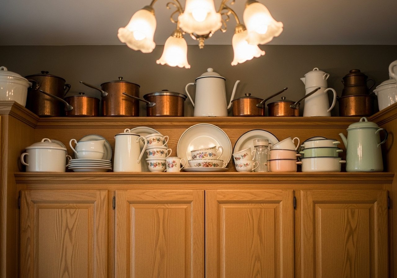 vintage decor kitchen cabinet ideas