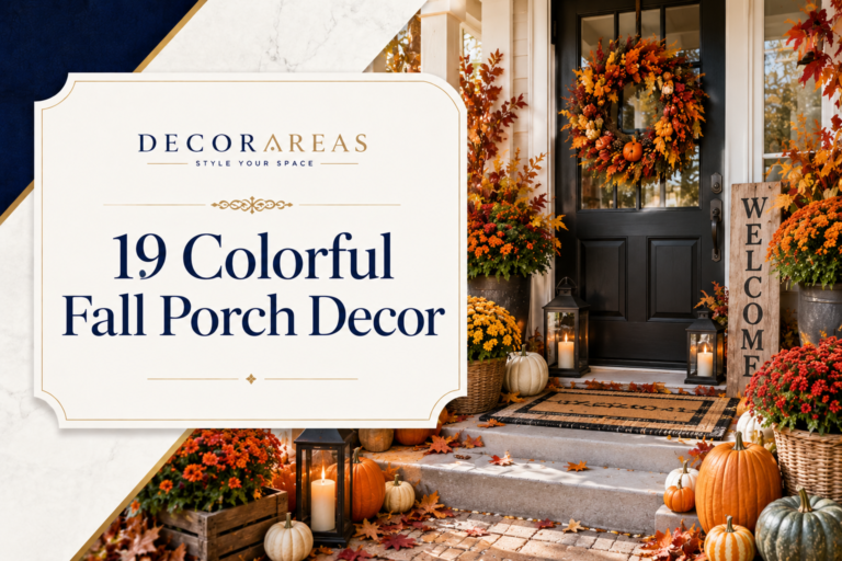 19 Colorful Fall Porch Decor Ideas for a Welcoming Entry