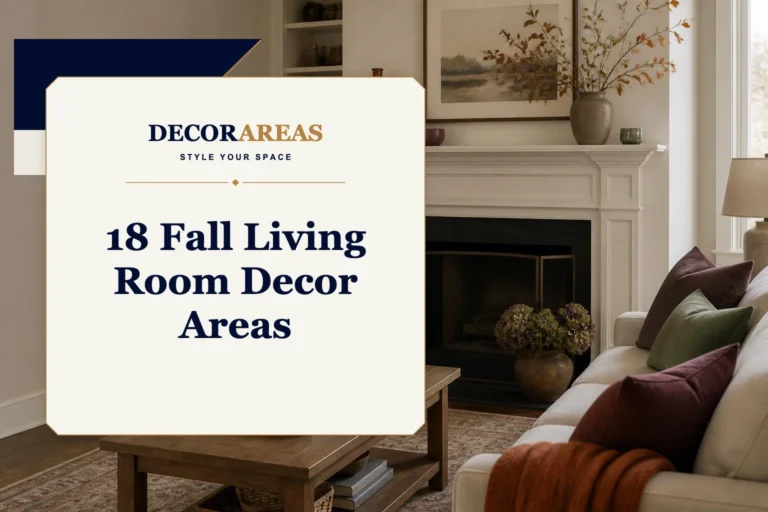 fall living room decor areas