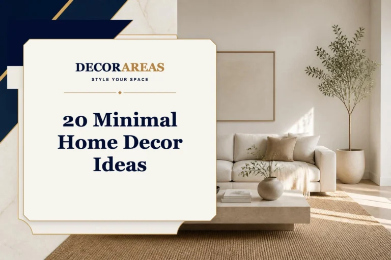 minimal home decor ideas