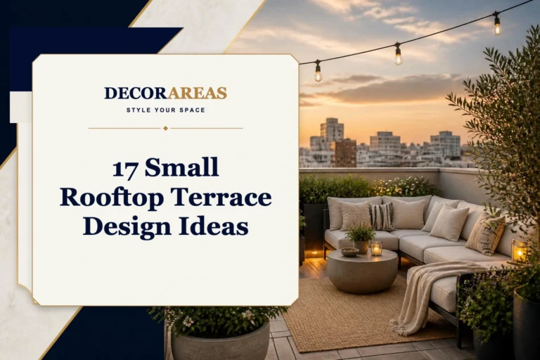 small rooftop terrace design