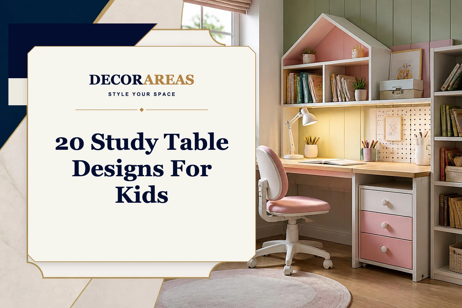 study table design for kids