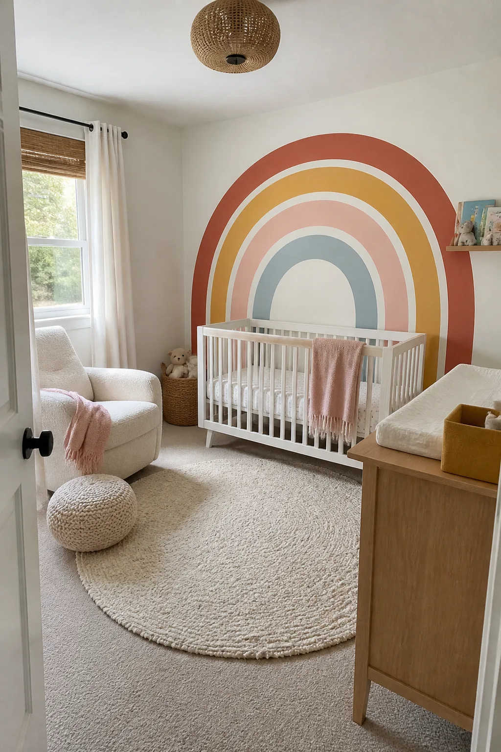 Modern Rainbow Nursery Theme